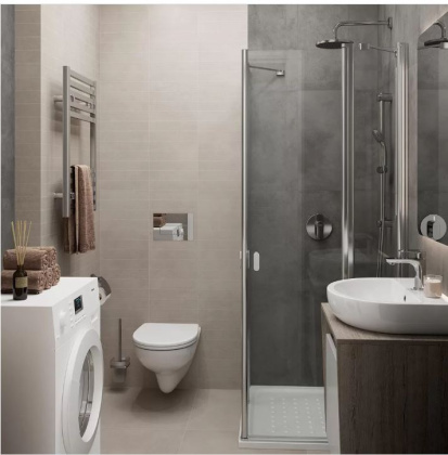 Настенная плитка 11262R Мирабо серый тёмный матовый обрезной 30х60х9 (7шт/1,26м2), м2