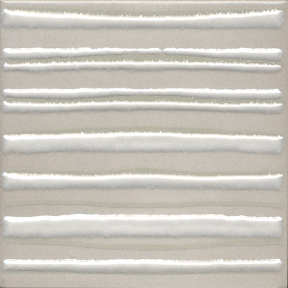 Декор Бахия 3 серый светлый глянцевый 9,8x9,8x0,7