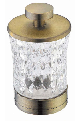 Стакан для ватных дисков Бронза_Комплект 10214 Boheme