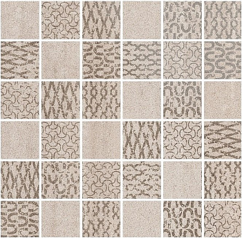 Декор Про Дабл бежевый мозаичный 30x30x0,9