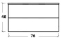 Тумба 80см*43,5 BLACK WOOD (керам.моноблок) 830-080-BW Boheme Тумба 80см*43,5 BLACK WOOD (керам.моноблок) 830-080-BW Boheme