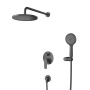 STYLUS-DSET-GM Душевой комплект встраиваемый Исполнение: Оружейная сталь  STYLUS-DSET-GM Душевой комплект встраиваемый Исполнение: Оружейная сталь