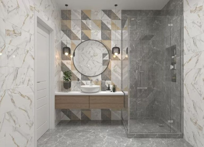 GT98VG Плитка облиц. Capella GT Бел. 50*25 геометрия_ 1 \74,25