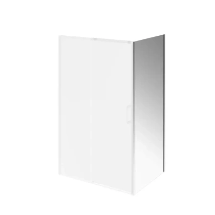 Душевая боковая панель LINDO, 90х195, матовый черный