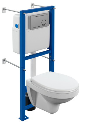 Комплект DELFI TPL + LEON NEW + GEOMETRY хром матовый