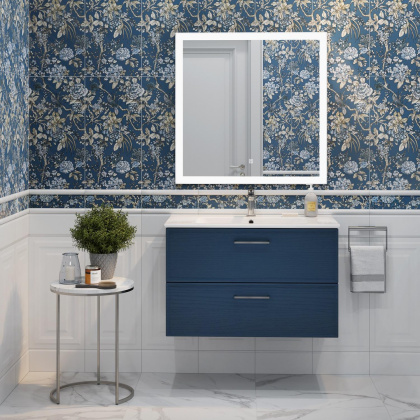 Бордюр SPA021R Марсо белый обрезной 30x2,5x19 (1уп/27шт), шт