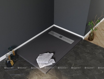 Душевой поддон Aquanet Delight 160х90 черный