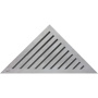Решетка для углового водоотводящего желоба, нержавеющая сталь-мат