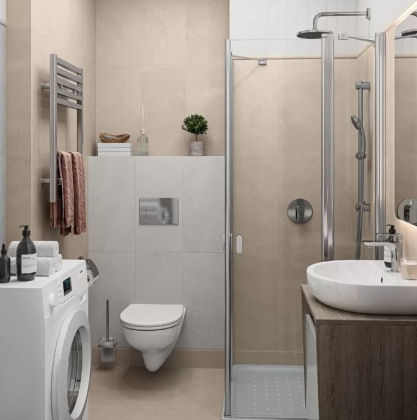 Керамогранит DD601900R Про Матрикс бежевый обрезной натуральный 60*60*11(4шт/1,44м2), м2