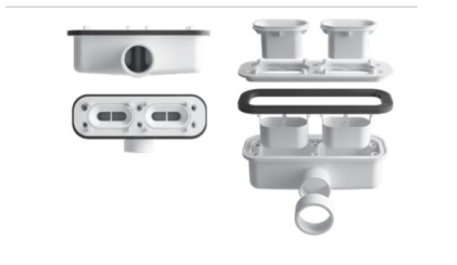 Сифон Vsph-D611 с гидрозатовром Сифон Vsph-D611 с гидрозатовром