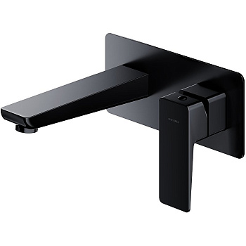 Смеситель для умывальника скрытого монтажа OMNIRES PARMA PM7415BL (черный BLM)