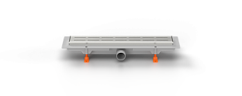 Душевой лоток 45 см Creto Walkway CRE-450 WH с решеткой, хром