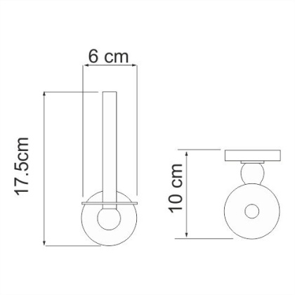Diemel K-2297 Держатель туалетной бумаги Diemel K-2297 Держатель туалетной бумаги