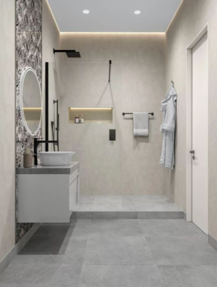 Керамогранит DD600000R Про Стоун светлый бежевый (60см*60см*11мм) (4шт/1,44м2) обрезной, м2