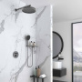 Душевой комплект Inspire VSFW-3I22MT2RGM встраиваемый, термостат,  двухрежимный, вороненая сталь