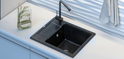 Мойка кухонная Point Римо 60 PN3010GR, графит Мойка кухонная Point Римо 60 PN3010GR, графит