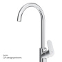 Смеситель Для кухни, Хром F8007100 Like