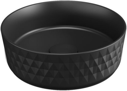 Раковина накладная Allen Braun Fantasy Romb 36 4.11033.31 черный матовый Раковина накладная Allen Braun Fantasy Romb 36 4.11033.31 черный матовый