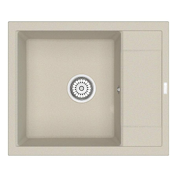 Мойка кухонная Point Римо 60 PN3010BG, светло-бежевый Мойка кухонная Point Римо 60 PN3010BG, светло-бежевый