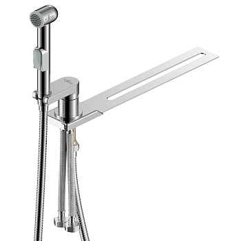 Смеситель Rossinka X25-56 с гигиеническим душем, с установкой на унитаз Смеситель Rossinka X25-56 с гигиеническим душем, с установкой на унитаз