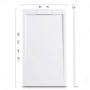 Душевой поддон RGW STL, 80 x 180 см, прямоугольный, из искусственного камня, белый, 14212818-01