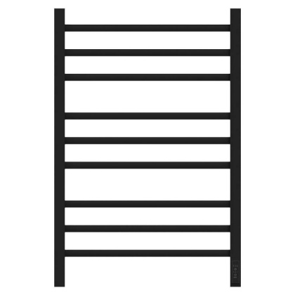 Полотенцесушитель электрический Point Вега PN71858B П9 500x800, диммер справа, черный