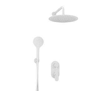 A85155 Встраиваемый комплект для душа с верхней душевой насадкой и лейкой Wasserkraft A85155 Встраиваемый комплект для душа с верхней душевой насадкой и лейкой Wasserkraft