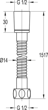 CZR-FMDC2-180-01 Душевой шланг гибкий 180 см Исполнение: Хром  CZR-FMDC2-180-01 Душевой шланг гибкий 180 см Исполнение: Хром