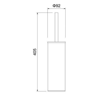 Щетка для туалета напольная Timo Saona 13161/00 хром