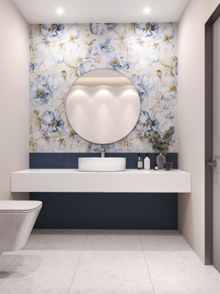 Плитка Elite Bluebell Decor A+B 60x120 Matt