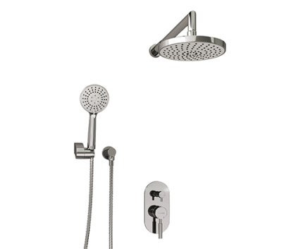 A14129 Встраиваемый комплект для душа с верхней душевой насадкой и лейкой Wasserkraft