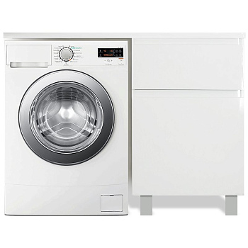 Комплект мебели Dallas Luxe 1400х482 правосторонний напольный 2 ящика (ШхГхВ) 748х476х860