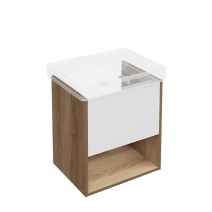 Тумба PRO подвесная 1 ящик 55, швейцарский вяз