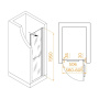 Душевая дверь RGW PA-103, RGW 020810306-11