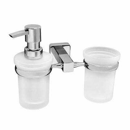 Lippe K-6589 Держатель стакана и дозатора Lippe K-6589 Держатель стакана и дозатора