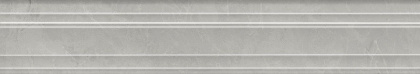 Бордюр Багет Риальто серый светлый глянцевый обрезной 40x7,3x2,7 Бордюр Багет Риальто серый светлый глянцевый обрезной 40x7,3x2,7