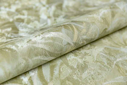 Обои виниловые Экзотика мотив, зелёный Обои виниловые Экзотика мотив, зелёный