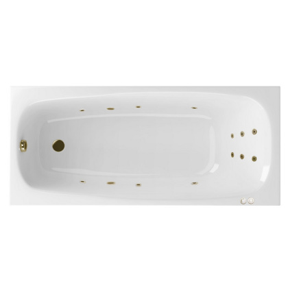 Ванна EXCELLENT Layla 180x80 "LINE" (бронза)