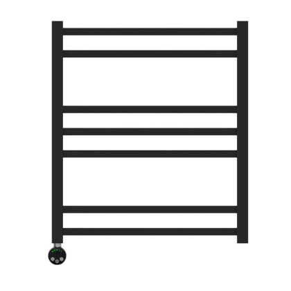 Полотенцесушитель электрический Lemark Atlantiss LM32607REBL П7 500x600, левый/правый, черный