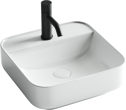 Умывальник чаша накладная прямоугольная Element 390*390*140мм