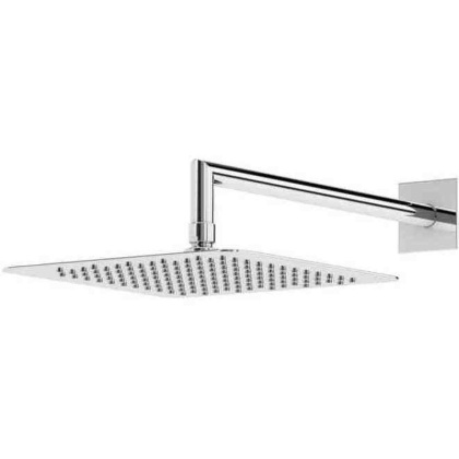 PORTA-TDDQ-01 Верхний душ квадратный 200x200мм с держателем 350 мм, исполнение хром PORTA-TDDQ-01 Верхний душ квадратный 200x200мм с держателем 350 мм, исполнение хром