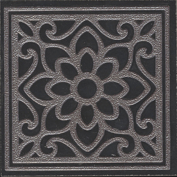 Вставка Тьеполо 4 матовый обрезной 9,6x9,6x0,9