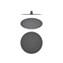 Круглый верхний душ  250*2 мм AQUATEK, матовый черный AQ2073MB  Круглый верхний душ  250*2 мм AQUATEK, матовый черный AQ2073MB