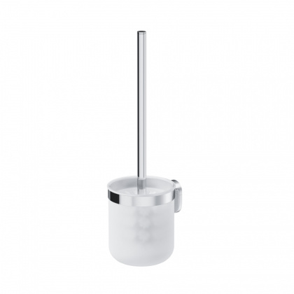 Стойка с туалетной щеткой X-Joy, 37,8х9,8х11,4 см, белая, A8433300