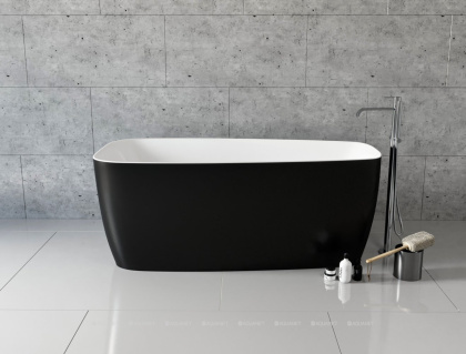Акриловая ванна Aquanet Family Trend 170x78 90778 Gloss Finish (панель Black matte)