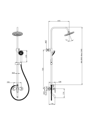 Тропическая душевая система RUSH (ST4235-11) Тропическая душевая система RUSH (ST4235-11)