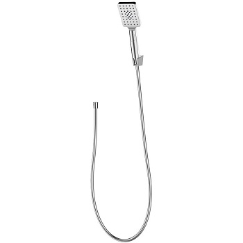 LUCE Ручной душ со шлангом и держателем, хром, LUC-DFS-CRM