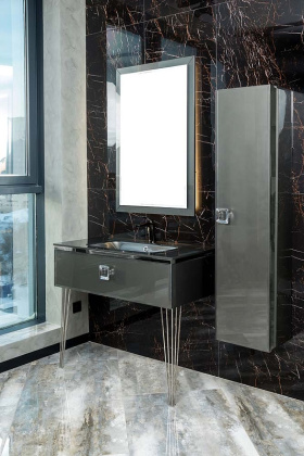 Пенал LUCIDO Глянцевый Графит 307005 772-GR Boheme Пенал LUCIDO Глянцевый Графит 307005 772-GR Boheme