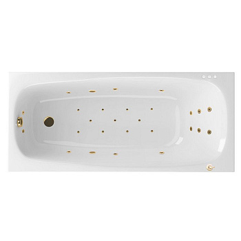 Ванна EXCELLENT Layla 180x80 "ULTRA" (золото)