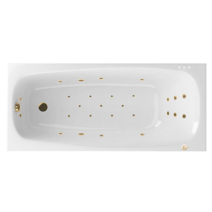 Ванна EXCELLENT Layla 180x80 "ULTRA" (золото)